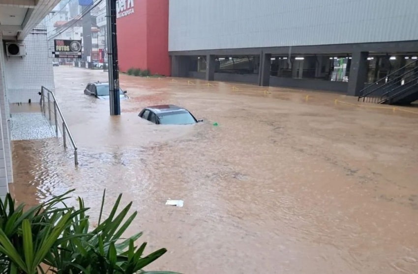 Inundaciones en el sur de Brasil