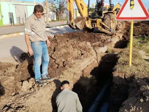 Sameep mejora la red de agua potable para 400 familias de Villa Berthet