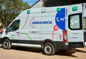 Ambulancia del Ministerio de Salud de Chaco