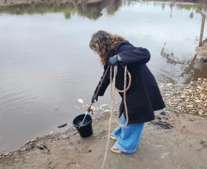 Investigan la causa de la mortandad de peces en el R铆o Salado