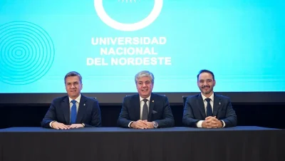 Larroza asumió un nuevo mandato en la UNNE con apoyo de Chaco y Corrientes