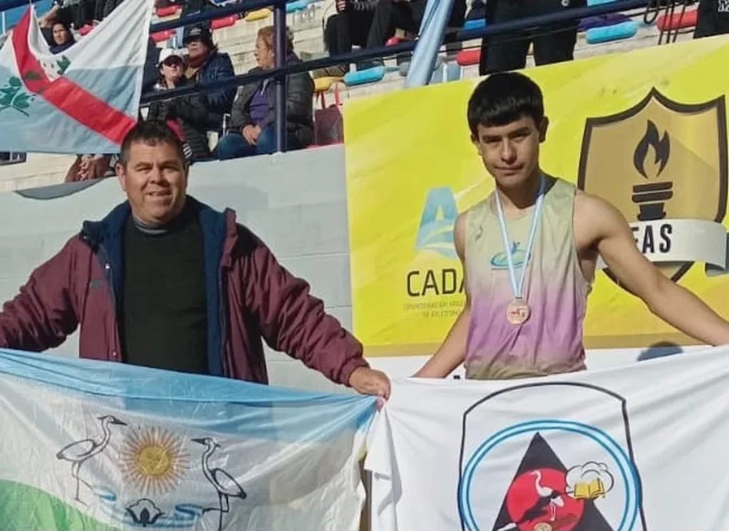 Atletas chaqueños durante el Campeonato Nacional Sub 16