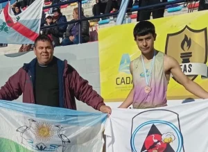 Atletas chaqueños durante el Campeonato Nacional Sub 16