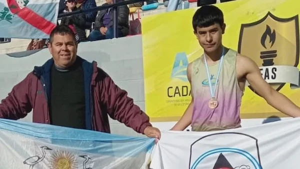 Atletas chaqueños durante el Campeonato Nacional Sub 16