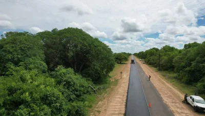 Avanza la Ruta 30 en el Chaco y ya supera el 65%