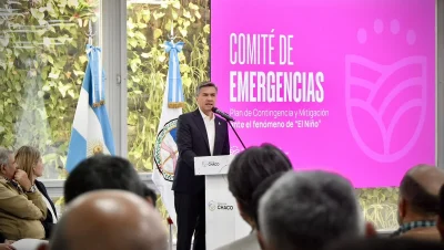 Leandro Zdero expone el plan de contingencia del Comité de Emergencias ante El Niño