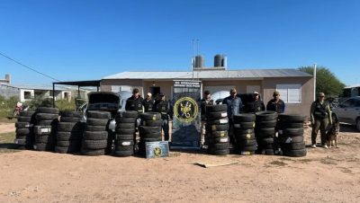 Incautan cubiertas ilegales en operativo nocturno en Taco Pozo