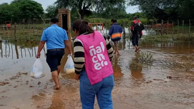 Más asistencia en El Espinillo por la emergencia hídrica