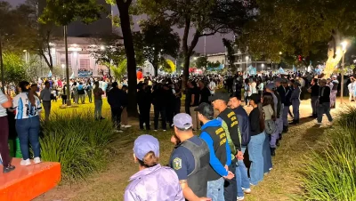 Seguridad y prevención marcaron los festejos por Argentina en Chaco