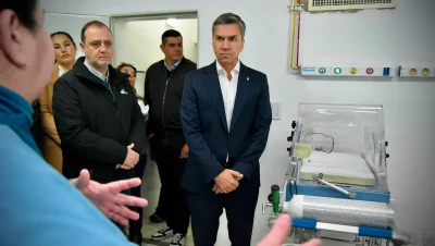 Las Breñas sumó equipamiento médico para el Hospital 9 de Julio