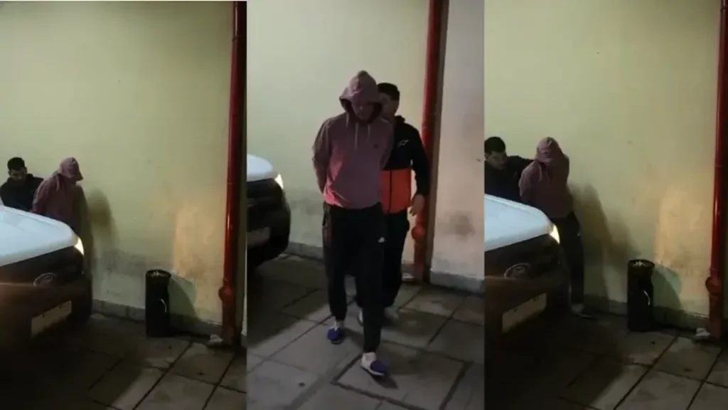 Persona detenida durante un procedimiento policial en Resistencia