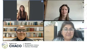 Capacitación virtual de Educación del Chaco con Valeria Abusamra, Victoria Arnés y Luis Monzón