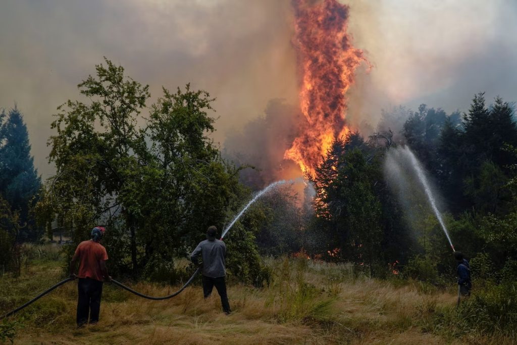 Incendios en la Patagonia