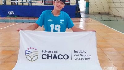 Atleta chaqueño convocado a la Preselección Juvenil de Paravoley
