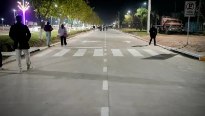Zdero inauguró pavimento urbano y anunció nuevas obras en Campo Largo