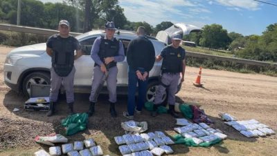 Le incautan 20 kilos de marihuana en un control policial en La Leonesa