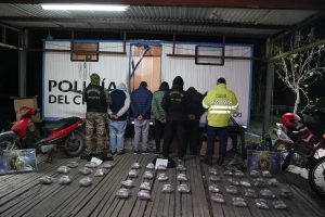 Cuatro detenidos y más de 22 kilos de marihuana incautados en Ruta 11