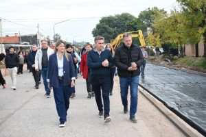 Zdero supervisó obras clave en la avenida 9 de Julio