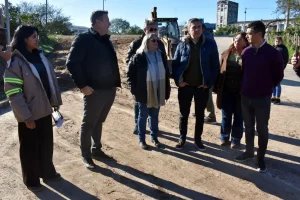Avanza la pavimentación de avenida Las Piedras en Barranqueras