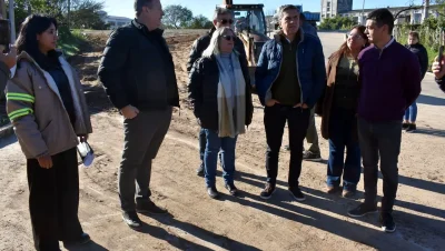 Avanza la pavimentación de avenida Las Piedras en Barranqueras