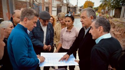 Avanzan las obras viales que transforman Villa Altabe