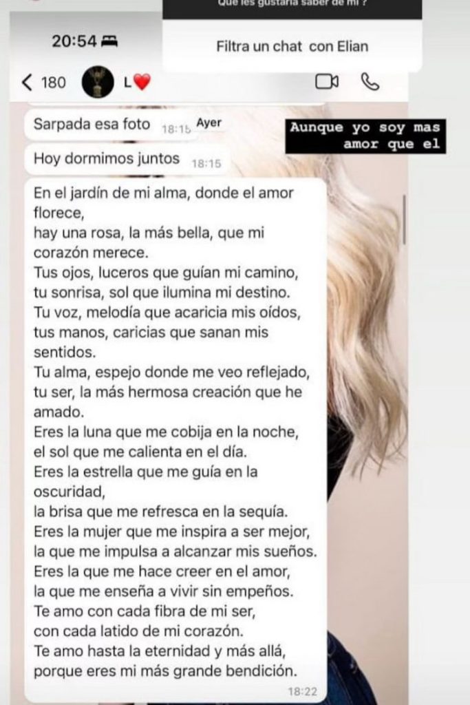 Poema de L-Gante a Wanda Nara