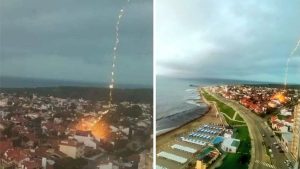 Un rayo cae en Miramar y provoca destrozos en una casa