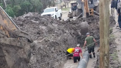 El agua potable se restablece en Fontana luego de trabajos de Sameep