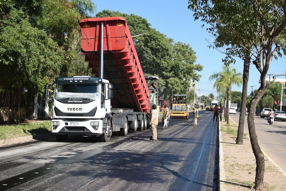 Repavimentación Av. 9 de Julio