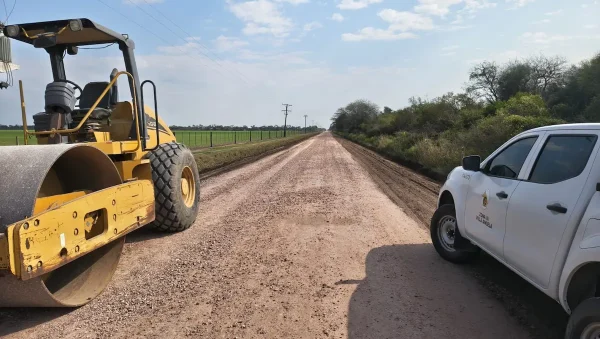 Comenzó el enripiado que conectará Las Piedritas con la Ruta Nacional 89