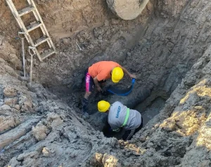 Sameep reparó el Acueducto Fontana y normaliza el servicio