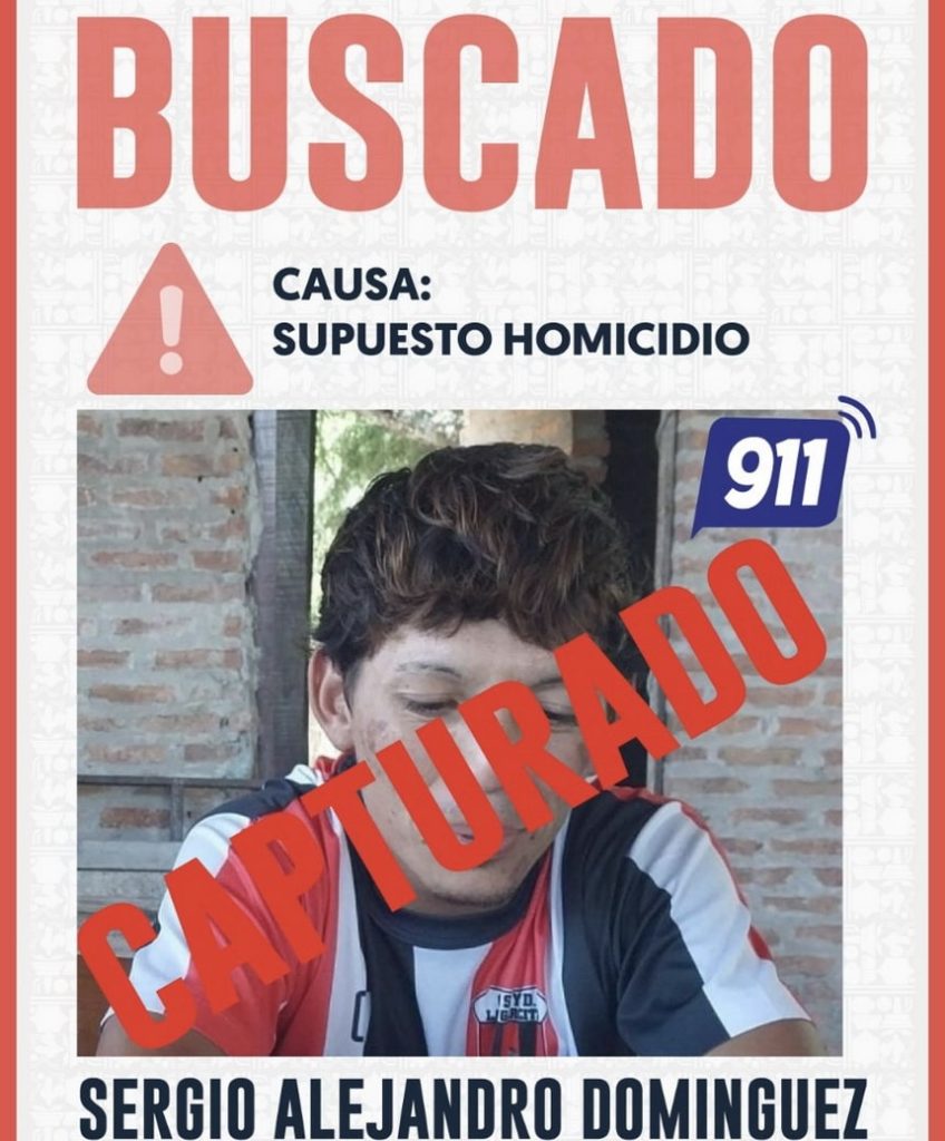Sergio Domínguez capturado