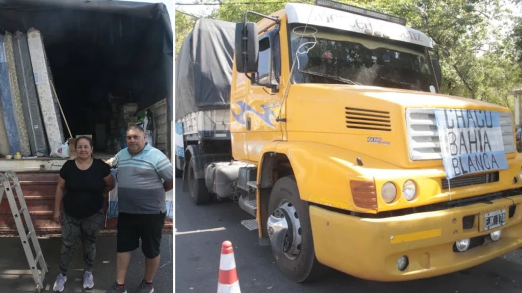 Una familia chaqueña junta donaciones para Bahía Blanca