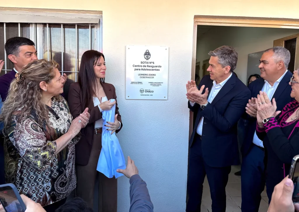 Leandro Zdero durante la inauguración del SOTAI 6 de Barranqueras