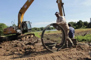 Sameep restablece el agua tras reparar el Primer Acueducto