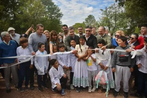 General San Martín: inauguraron un ripio esperado por vecinos y productores