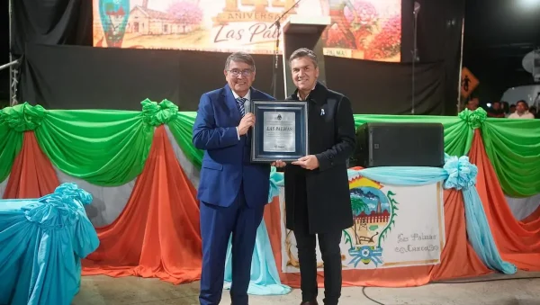 Zdero anunció obras y proyectos para Las Palmas en su aniversario